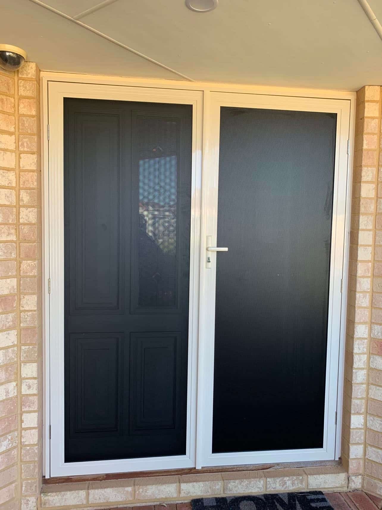 double white security doors - Rockingham Fly Screens & Home Security